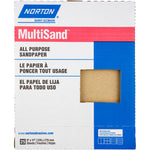 Norton® Multi Sand 9" X 11" Paper Sheet (25/Box)